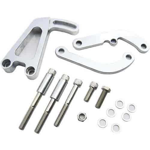 Saginaw Power Steering Bracket Small Block Chevy [Chrome]