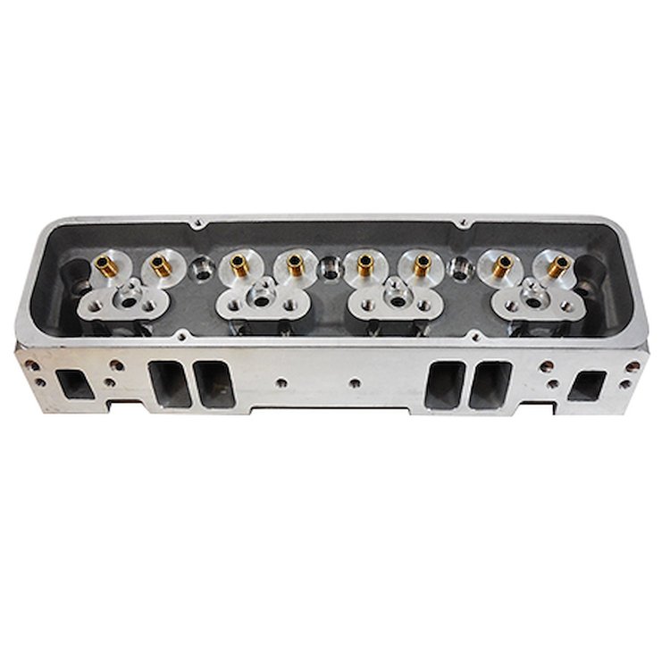 R4400 Cylinder Head, Small Block Chevy Bare Aluminum – Straight plug style