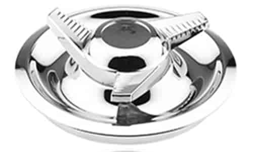 SPINNER WHEEL CENTER CAP WITH STAINLESS BASE