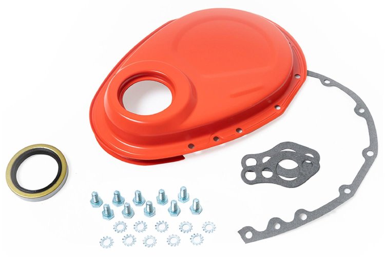 Steel Timing Chain Cover Small Block Chevy 283-400