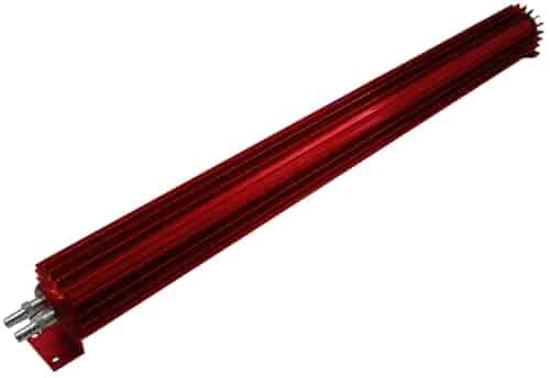 RED ALUMINUM DUAL PASS TRANSMISSION COOLER - 30