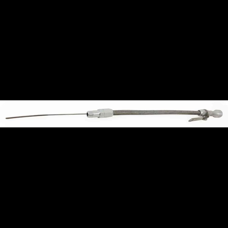 STAINLESS STEEL FLEXIBLE OIL DIPSTICK UNIVERSAL FIT WITH 1/4 -NPT FITTING