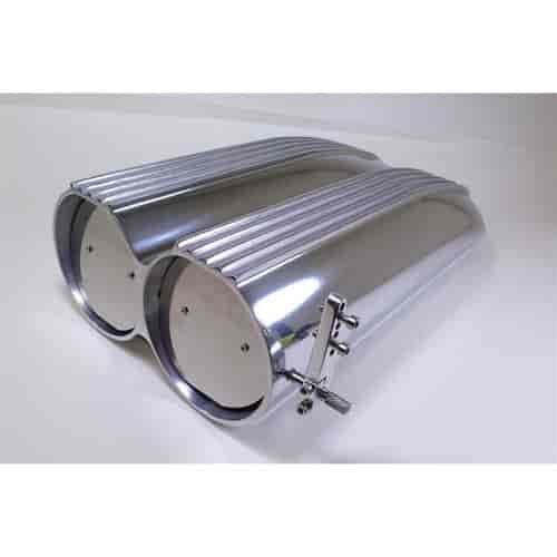 Finned Aluminum Shotgun Hood Scoop Paper Filter Element