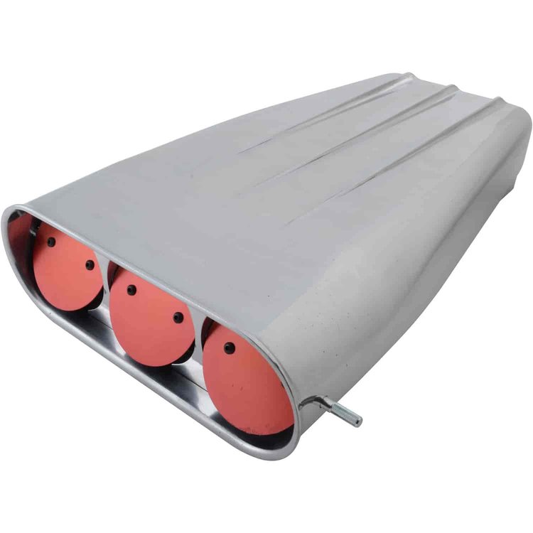 Aluminum Street Hood Scoop Single or Dual Quad