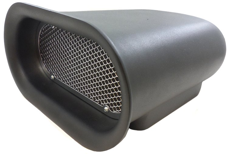 Hilborn Style Aluminum Mini Hood Scoop Single Quad