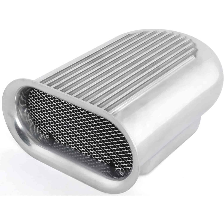 Hilborn Style Aluminum Mini Hood Scoop Single Quad