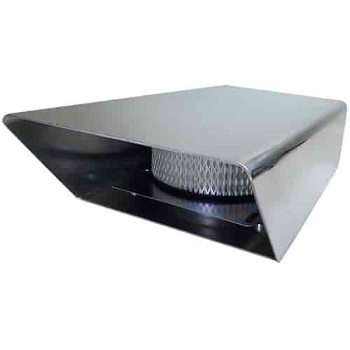 Aluminum Fabricated Hood Scoop Single Quad