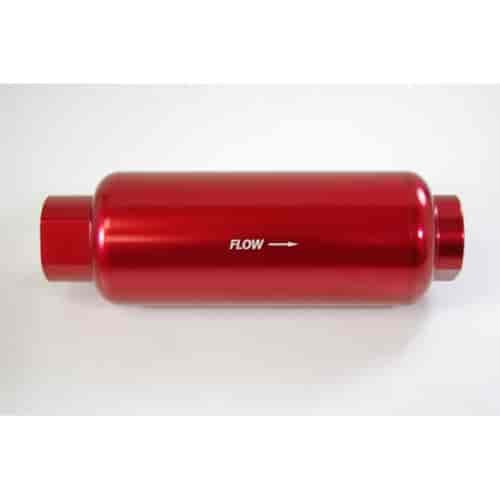 INLINE FUEL FILTER ALUMINUM AN12 W/ORING