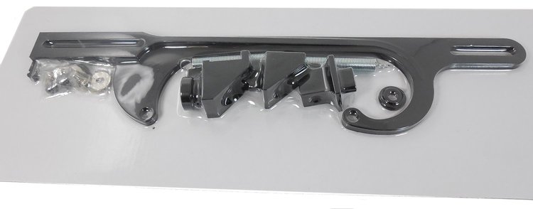 R5455BK Throttle Cable Bracket, Billet 4150 Carburetor – Black