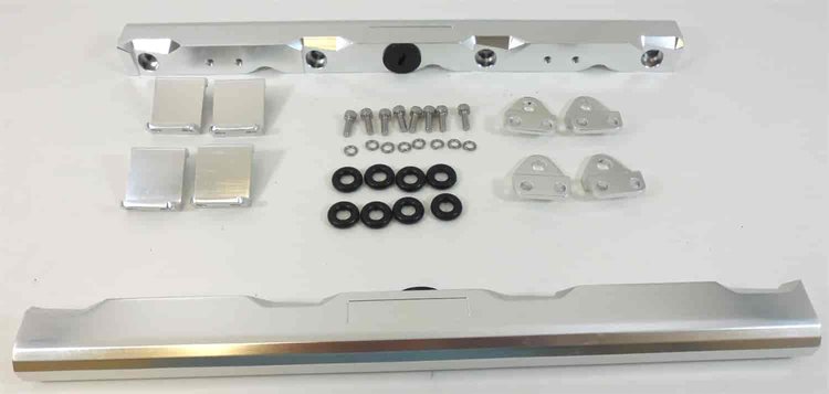 BILLET LS3 FUEL RAIL KIT-SILVER