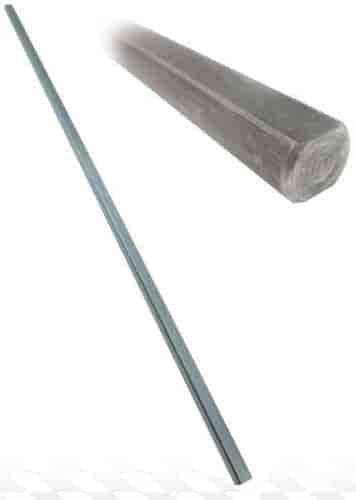 Double D Steering Column Shaft <li>3/4 in OD x 24 in. L