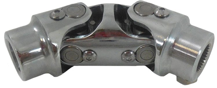 R5579C Double U-Joint, 3/4″ Round to 3/4″, 30 Spline – Chrome