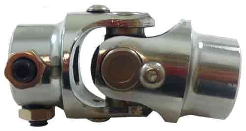 Forged Steel Single U-Joint 3/4" DD x 9/16" 26-Spline Chrome