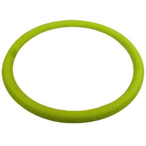 Yellow Color Leather Wrap for 14 Aluminum Steering Wheel