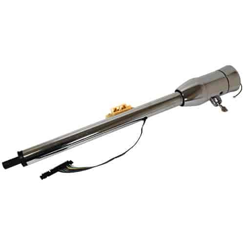MANUAL STEERING COLUMN SHIFT WITH IGNITION 9 HOLES CHROME
