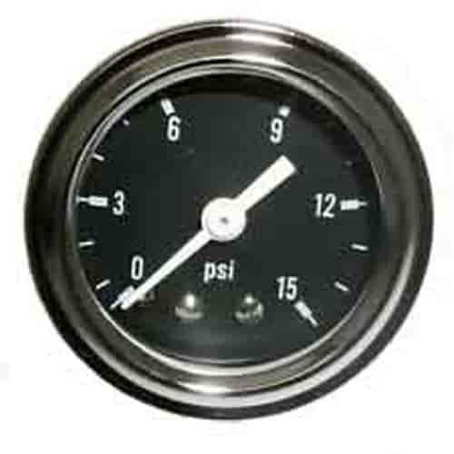 Mechanical Fuel Pressure Gauge 0-15 psi