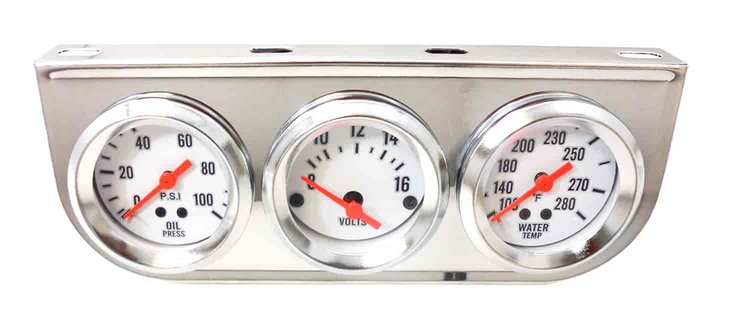 Triple Mechanical Gauge Kit 2" Gauges
