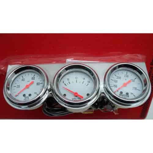 Triple Mechanical Gauge Kit 2-5/8" Gauges