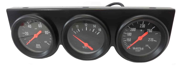 Triple Mechanical Gauge Kit 2-5/8" Gauges