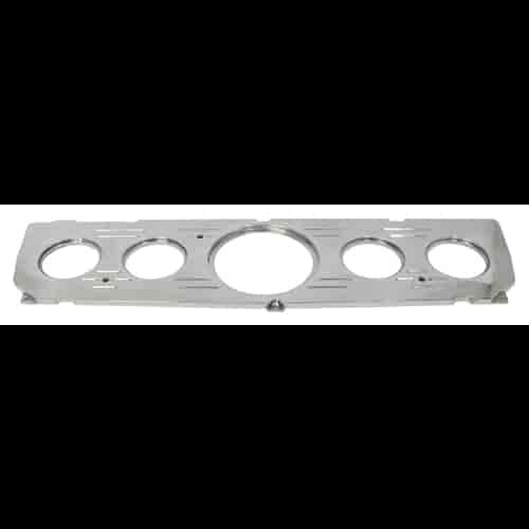 CNC ALUM 1964-66 CHEVY PICKUP 5-GAUGE HOLE PANEL