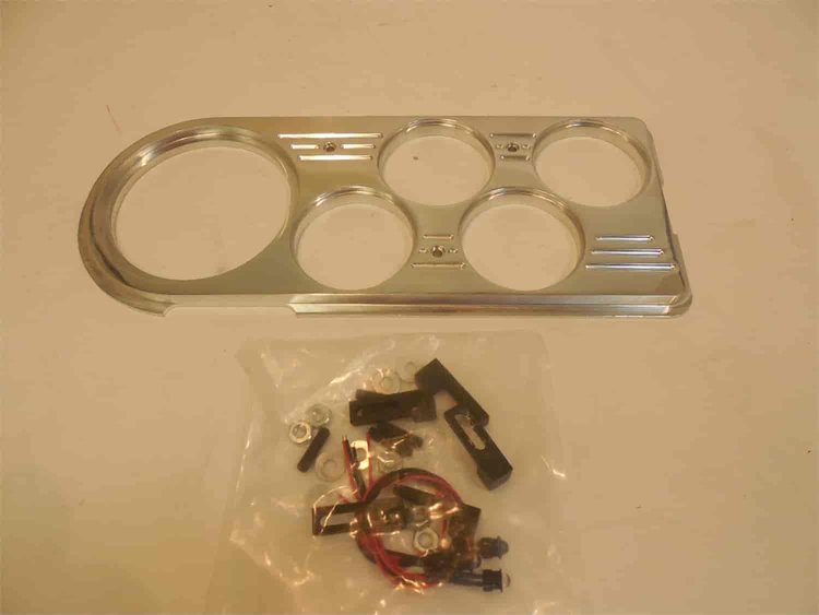 CNC ALUM 1948-50 FORD TRUCK GAUGE PANEL