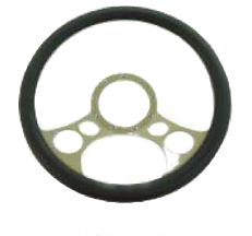 CHROME ALUM STEERING WHEEL SOLAR TYLE