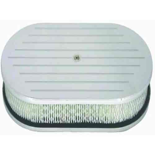 Aluminum Oval Air Cleaner Set 15" x 2"
