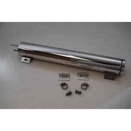 ALUMINUM 2 X 15 OVERFLOW TANK WITH MOUNTING BRACKET