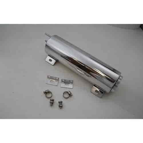 ALUMINUM 3 X 10 OVERFLOW TANK WITH MOUNTING BRACKET