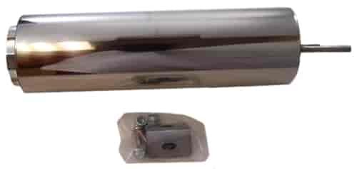 Stainless Steel Radiator Overflow Tank Length: 10"