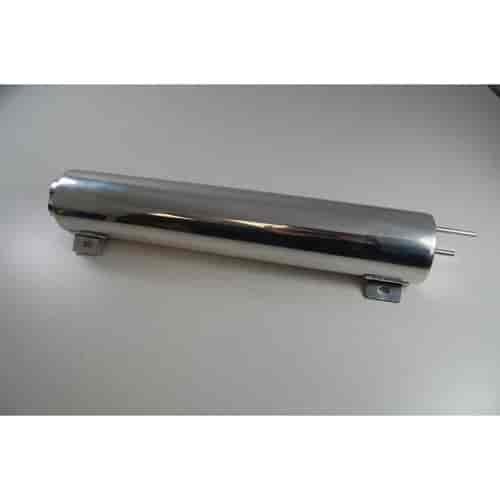 ALUMINUM 3 X 16 OVERFLOW TANK WITH MOUNTING BRACKET