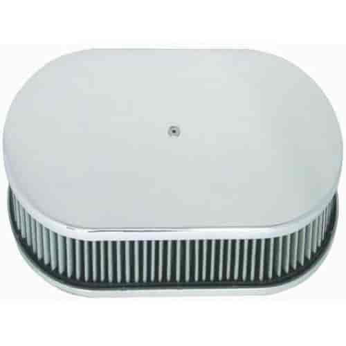 Aluminum Oval Air Cleaner Set 15" x 2"