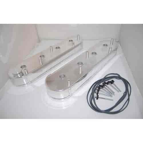 LS1 Fabricated Aluminum Valve Covers One-piece Billet Rail