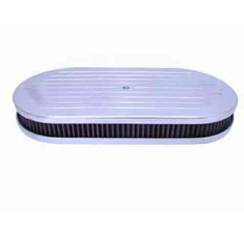 Aluminum Oval Air Cleaner Kit 19" x 2"