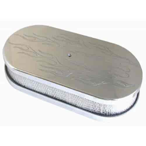 Aluminum Oval Air Cleaner Kit 19" x 2"