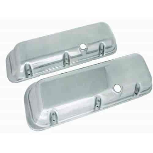 Baffled Aluminum Valve Covers 1965-1995 Big Block Chevy 396, 427, 454, 502