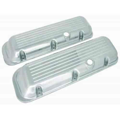 Baffled Aluminum Valve Covers 1965-1995 Big Block Chevy 396, 427, 454, 502