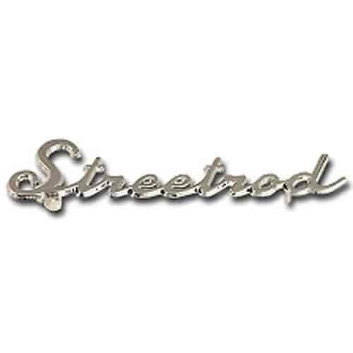 Chrome Trim Emblem "Streetrod"