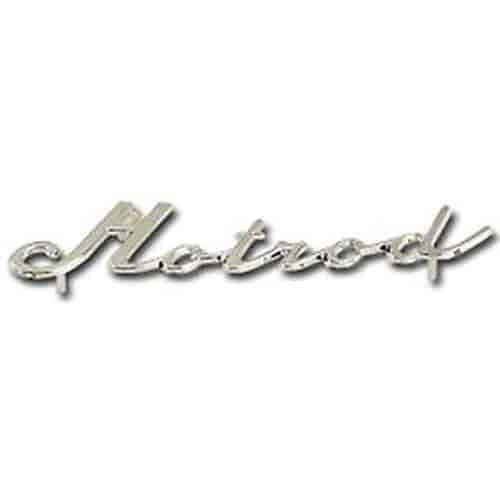 Chrome Trim Emblem "Hotrod"