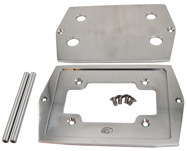 ALUM OPTIMA BATTERY TRAY GROUP STYLE 35 SMOOTH CHROME