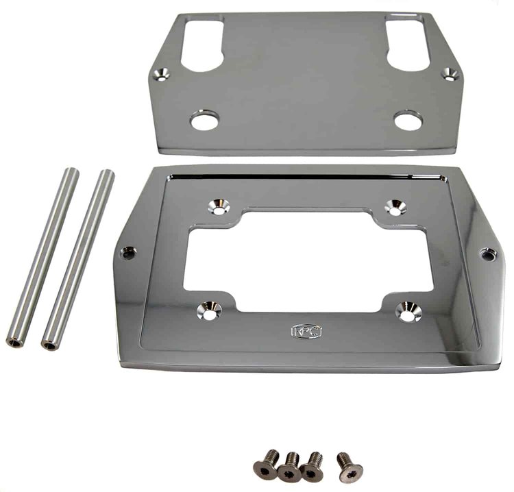 ALUM OPTIMA BATTERY TRAY GROUP STYLE 75/35 SMOOTH CHROM