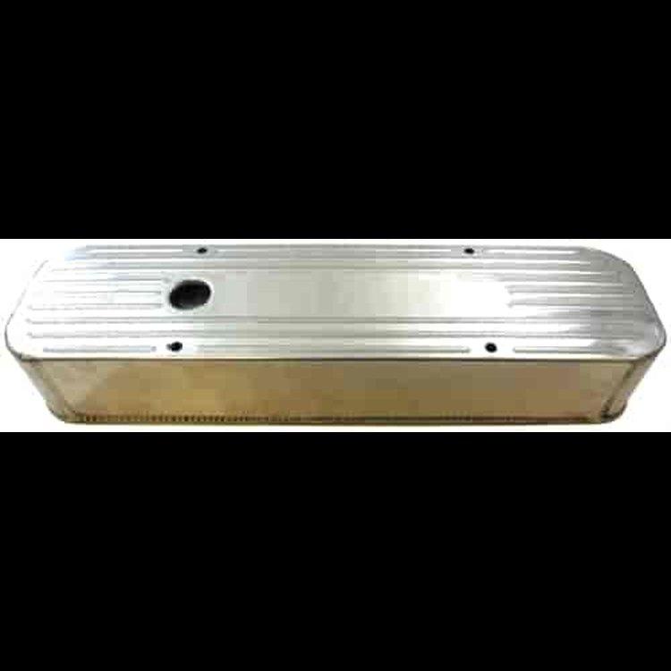 GM RACING FABRICATED ALUM VALVE COVER B.M WITH HOLE