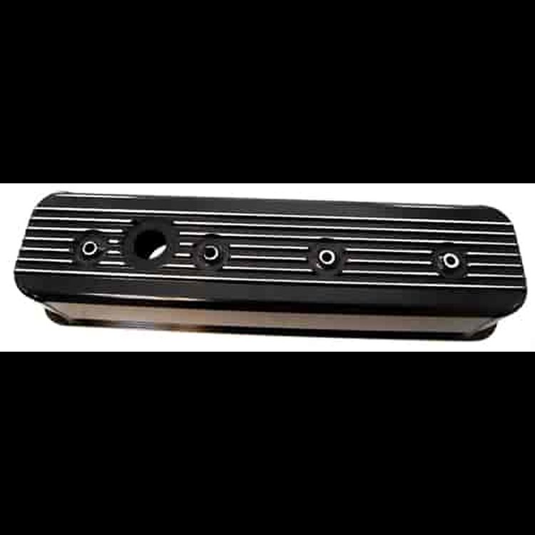 1987-97 SB CHEVY CENTER BOLT V8 FINNED BILLET VALVE COVERS