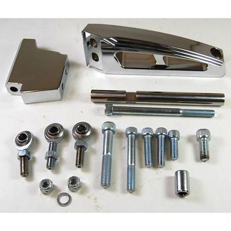 R6423 A/C Bracket, BBC Billet Passenger Side – Chrome