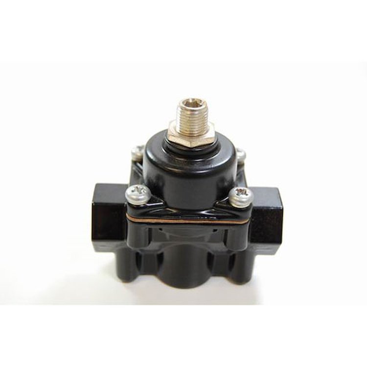 R6451BK Fuel Pressure Regulator, Cast Aluminum Adjustable – Black