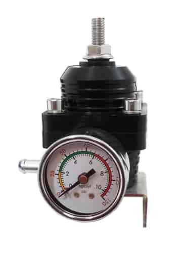 ALUMINUM FUEL PRESSURE REGULATOR WITH GAUGE