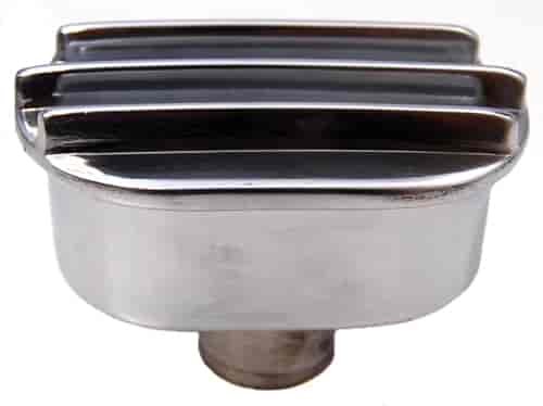 BREATHER OVAL FINNED - POL ALUM