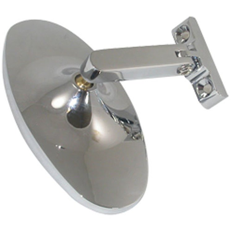R6617 Mirror Bracket, Chrome alum rectangular mirror bracket style