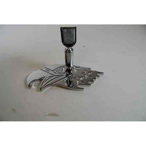 CHROME ALUMINUM REAR VIEW MIRROR - EAGLE