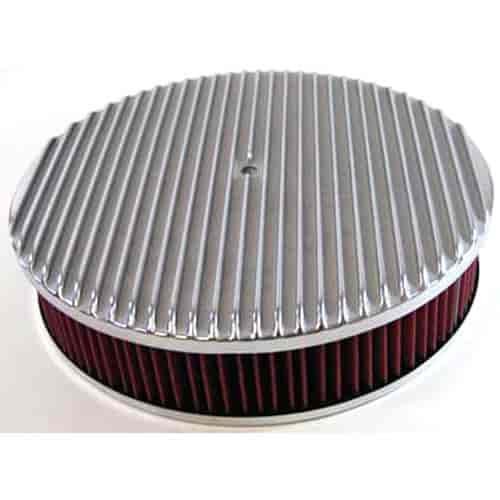 Full Finned Round Air Cleaner Set 14" x 3"